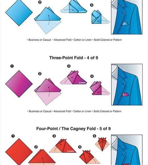 9 Ways To Fold A Pocket Square How To Fold A Pocket Square Pocket