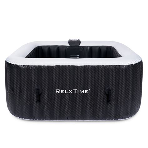 Relxtime 2 3 Person Square Inflatable Hot Tub Best Inflatable Hot Tub