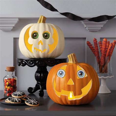 Cream Carvable Plastic Halloween Pumpkin | Shop Target's 2020 Halloween ...