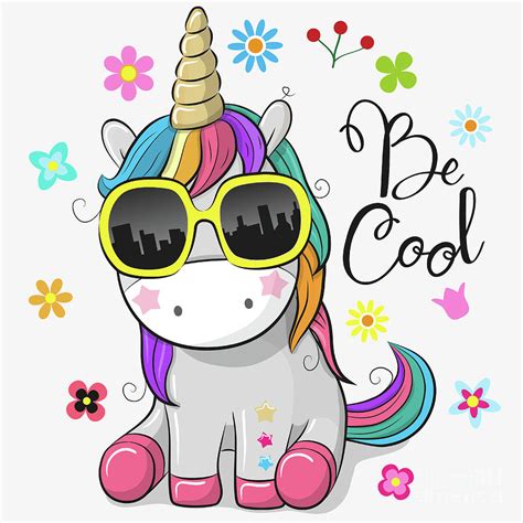 Hand Drawn Stickers Png Picture Hand Drawn Cartoon Unicorn Off