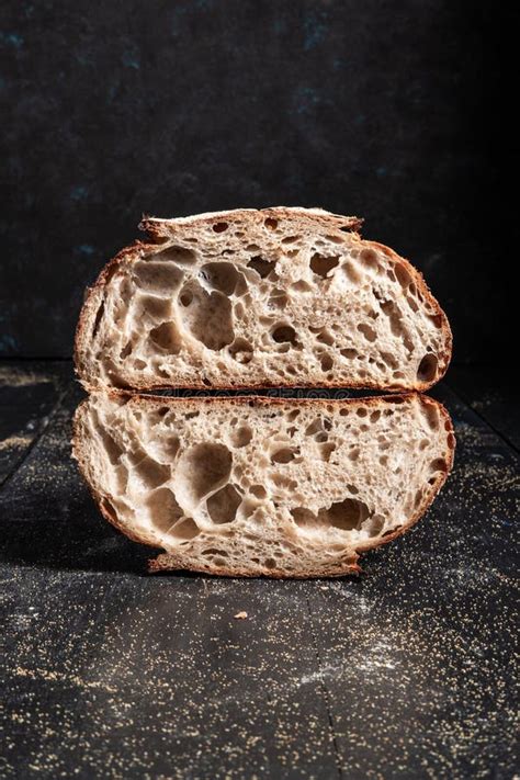 Open Crumb Sourdough Bread Stock Image Image Of Bread