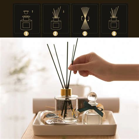 100pcslot Black Aromatherapy Stick Rattan Reed Fragrance Oil Diffuser