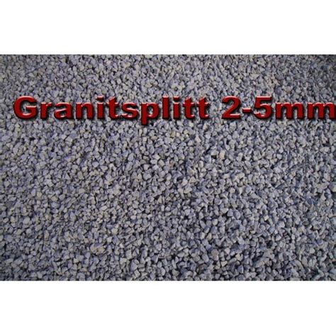 Splitt 2 5 mm Granit grau BIG BAG ca 0 5m³ Art Nr 223