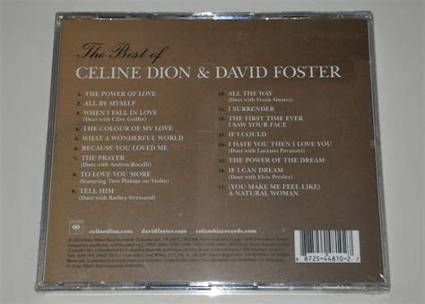 CD Celine Dion & David Foster - The Best Of - MUSIKUPEDIA