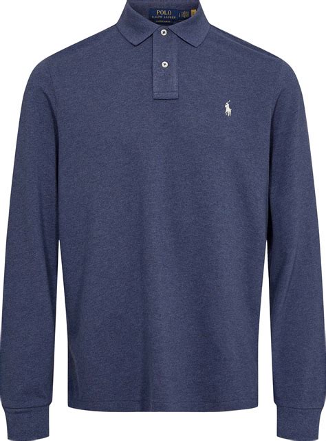 Polo Ralph Lauren Custom Slim Fit Long Sleeve Polo Shirt Priser