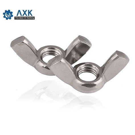 M M M M M M Din Stainless Steel Wing Nuts Hand Tighten