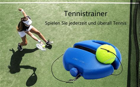 Hpamba Tennistrainer Tennis Rebound Tennis Trainer Set Elastisches