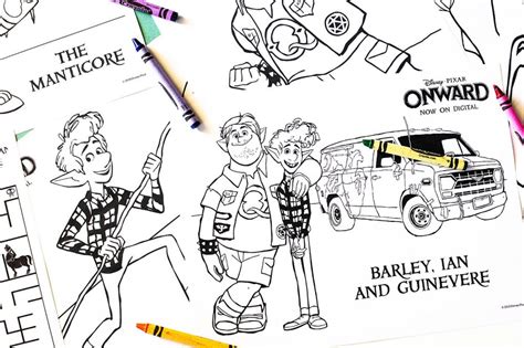 Free Onward Printable Coloring And Activity Pages — All For The Boys