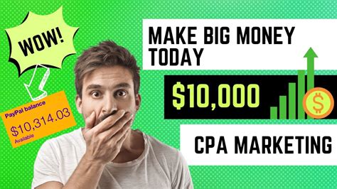 Can You Make Big Money With Cpa Marketing Today Earn Find Out