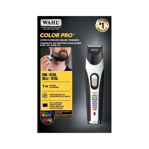 Wahl Color Pro Rechargeable Beard Trimmer 3216