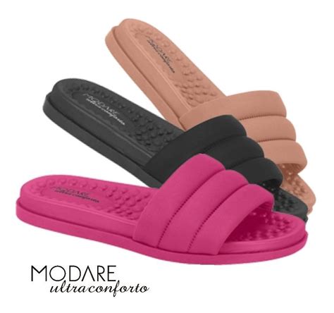 Chinelo Nuvem Slide Modare Feminino Ortop Dico Parcelamento Sem Juros