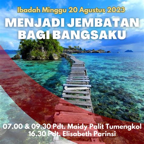 Tata Ibadah Minggu 20 Agustus 2023 GKI Salatiga