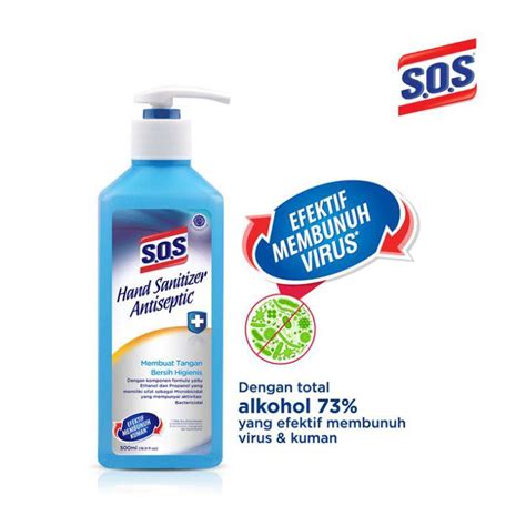 Jual Sos Hand Sanitizer Antiseptic Liquid Ml Di Seller Bhinneka