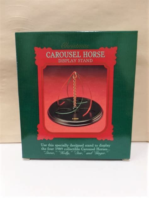 Hallmark Carousel Horse Display Stand for Christmas Ornaments - Etsy