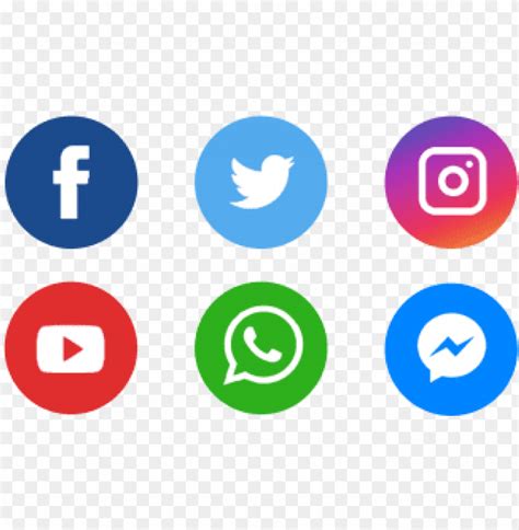 Facebook Instagram And Twitter Icon Set