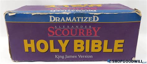 Holy Bible Alexander Scourby Dramatized Cassette Box Sets Complete