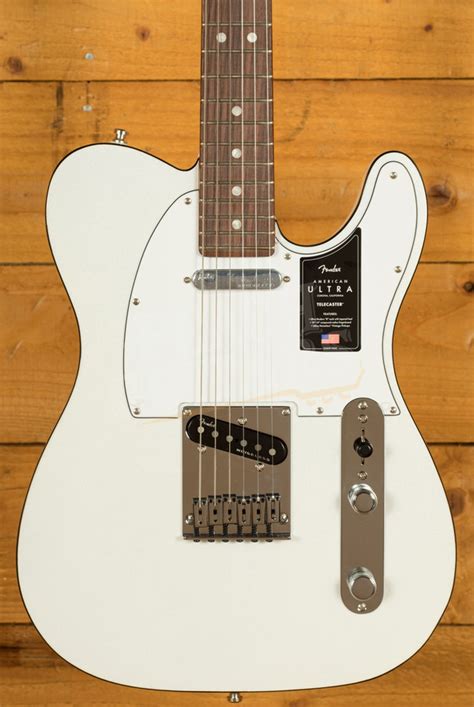 Fender American Ultra Telecaster Rosewood Arctic Pearl