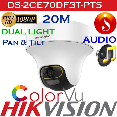 Hikvision 2MP ColorVu Indoor Audio FPT Camera DS 2CE70DF3T PTS