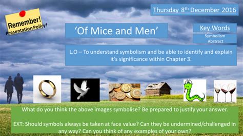 Of Mice and Men - Symbolism | Teaching Resources