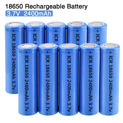 ICR18650 3 7 V 2400mAh Akku Lithium Batterien Li I Vicedeal