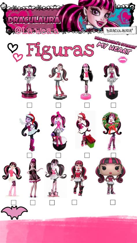 Draculaura Figuras Caricaturas Viejas Monster High Muñecas Dibujos