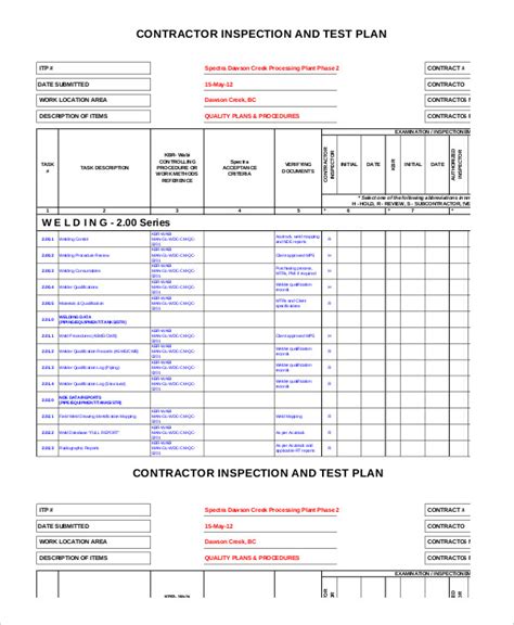 Test Plan Templates 13 Free Printable Word Pdf And Excel Formats