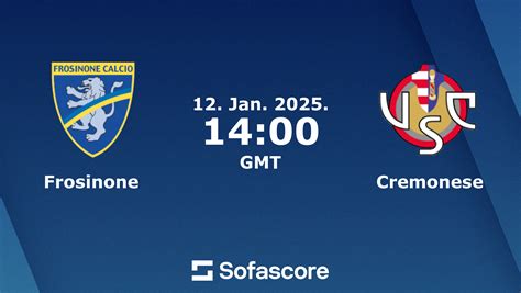 Frosinone Vs Cremonese Live Score H H And Lineups Sofascore