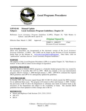 Fillable Online Dot Ca Local Programs Procedures LPP 02 01 Subject