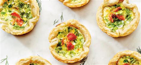 Mini Smoked Salmon Dill Quiches Brenda Gantt Recipes