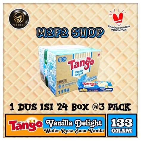 Jual Tango Wafer Vanilla Delight Krim Susu Vanila Box Gr