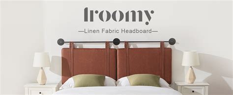 Amazon Iroomy Wall Mounted Headboard King With Brown Faux Leather