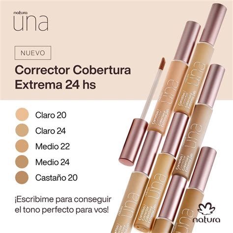 Corrector Cobertura Extrema Base De Maquillaje Natura Cosmetico