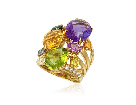 Multi Gem Ring Christies