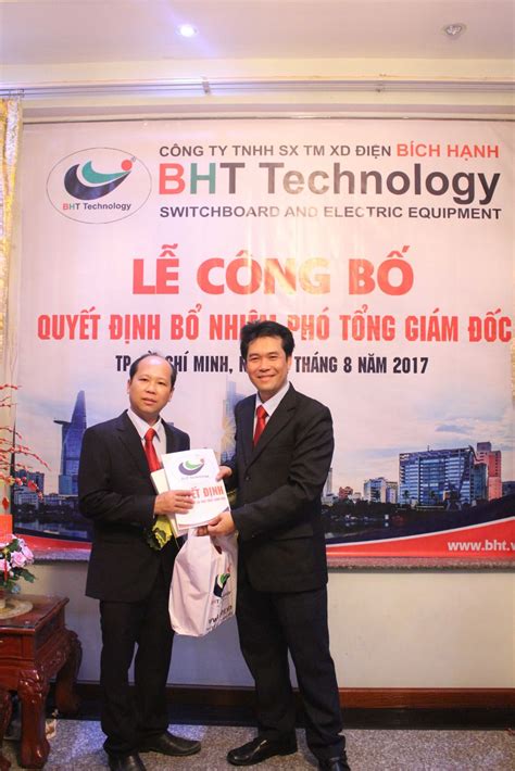 CÔNG TY TNHH SX TM XD ĐIỆN BÍCH HẠNH CÔNG BỐ QUYẾT ĐỊNH BỔ NHIỆM 4 PHÓ