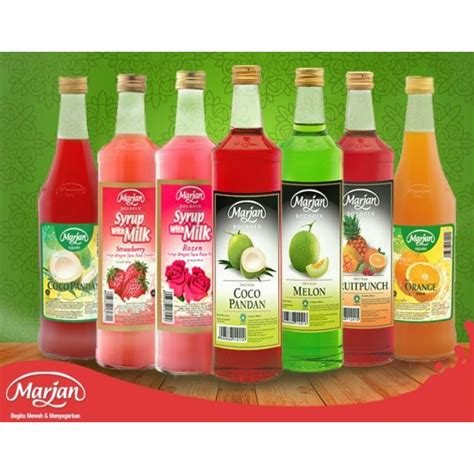 Jual Marjan Squash Ml Marjan Squash Jeruk Marjan Squash Botol