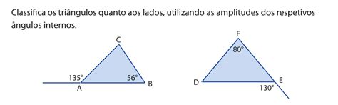 Aulas Do 5º Ano Sobre Noção De Triângulo Classificação De Triângulos