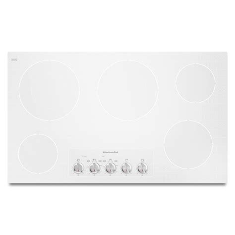 KitchenAid 36" 5-Element Electric Cooktop - White | Shop Your Way ...