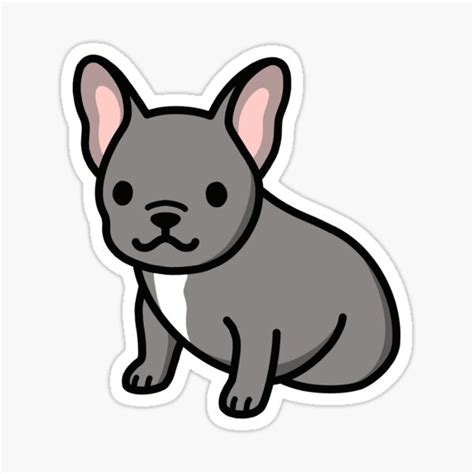 "French Bulldog" Sticker for Sale by littlemandyart | Redbubble