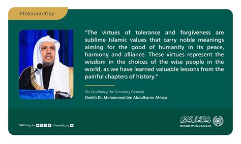 The Virtues Of Tolerance And Forgiveness Are Sublime Islamic Values For