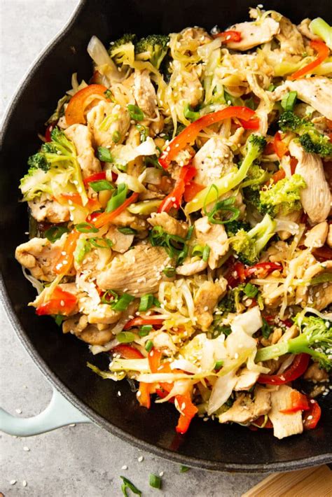 Chicken Cabbage Stir Fry Recipe Garden In The Kitchen