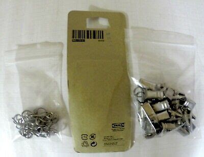 IKEA RIKTIG Curtain Hook With Clip 24 Pack 80212201 EBay