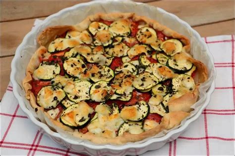 Tarte Aux Tomates Courgettes Et Mozzarella Happy Papilles