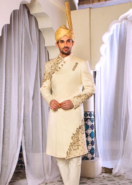 Wedding Sherwani Designs For Groom Barat In Fashioneven