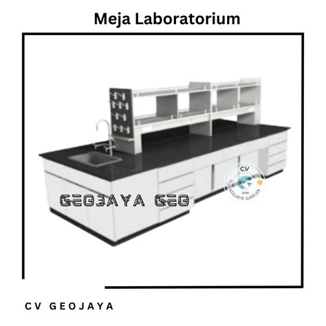 Jual Island Bench Meja Laboratorium Tengah Ukuran X X