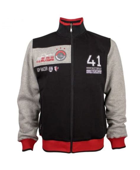 Ayrton Senna Sweat Jacket 41 Victories Initiatives Plus Trading Llc