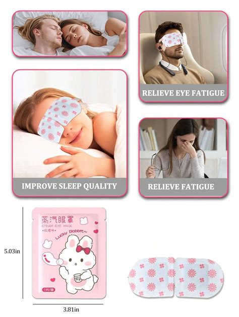 1 5 10 20 30 50 pcs Masque pour les yeux à la vapeur de rose rose