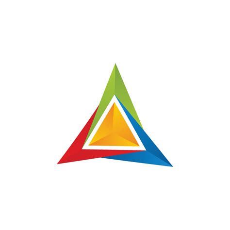 3d Triangle Design Logo 12035531 Vector Art At Vecteezy