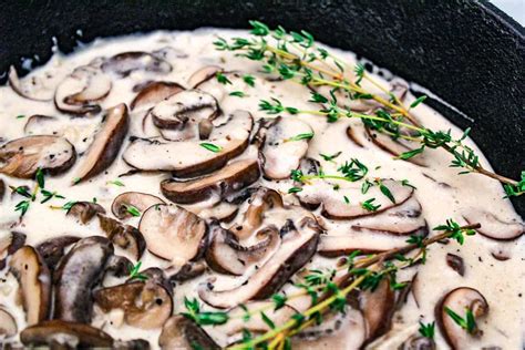 Mushroom Cream Sauce - SmartyPantsKitchen