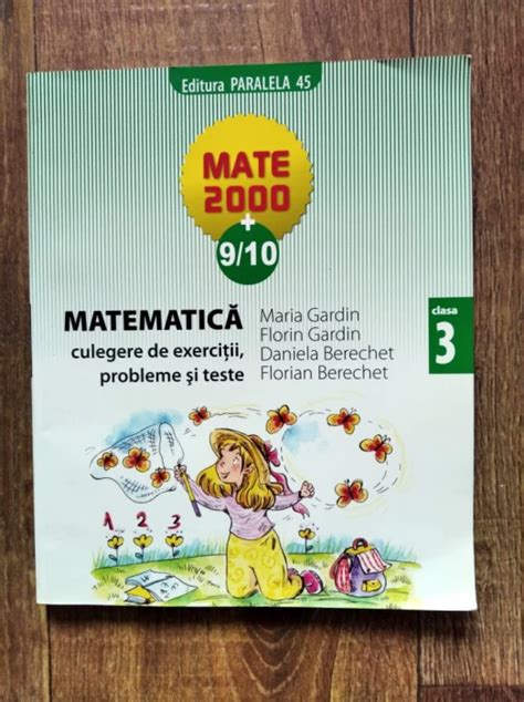 Matematica Culegere De Exercitii Probleme Si Teste Maria Gardin