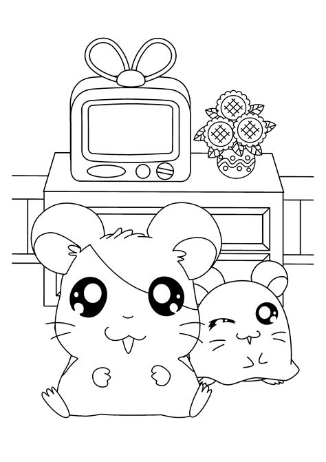 Dessin Hamtaro Dessins Anim S Colorier Coloriages Imprimer